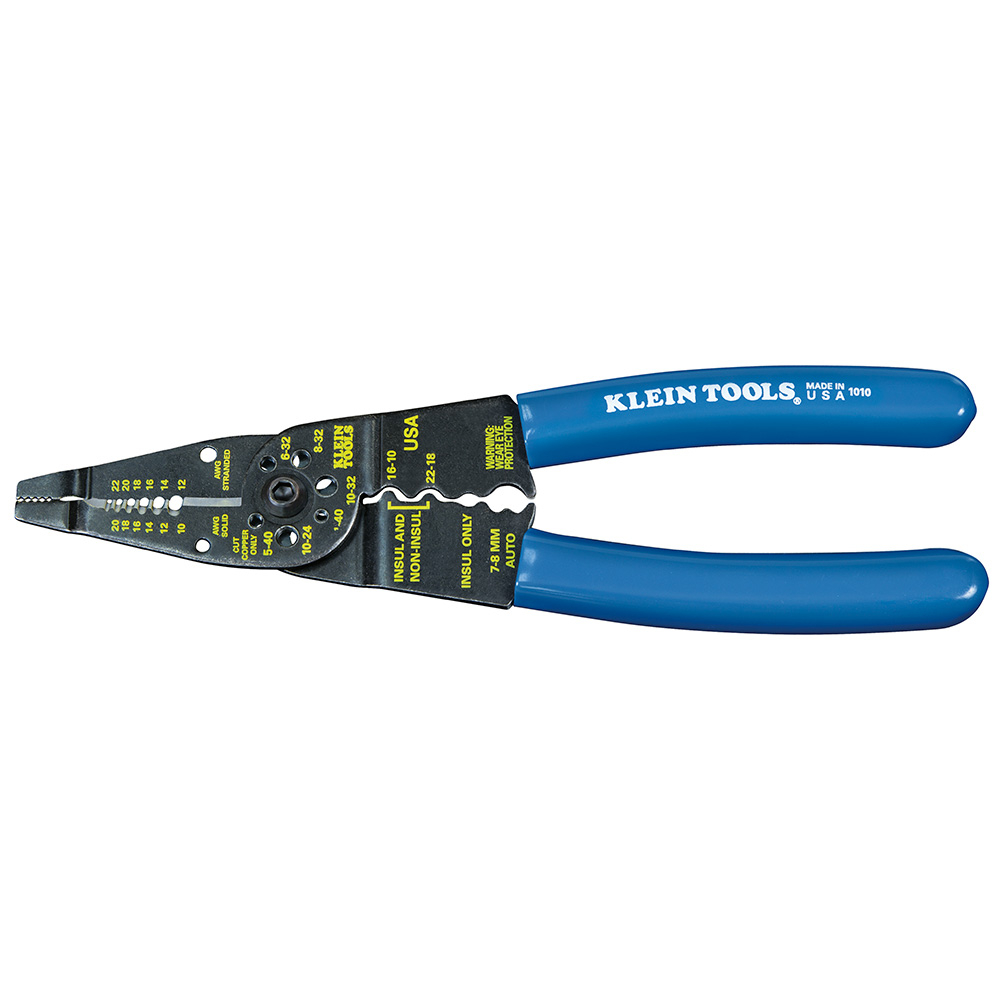 Klein Long Nose Multi Tool Wire Stripper, Wire Cutters, Crimping Tool # 1010