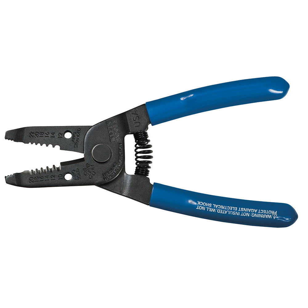 Klein Wire Stripper/Cutter 10-20 Solid, 12-22 AWG Stranded # 1011