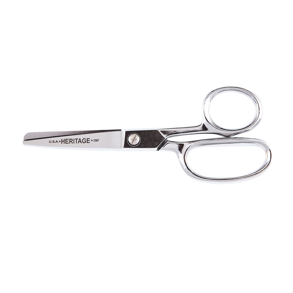 Klein Straight Trimmer, Fully Rounded Tips, 6-Inch # 106F