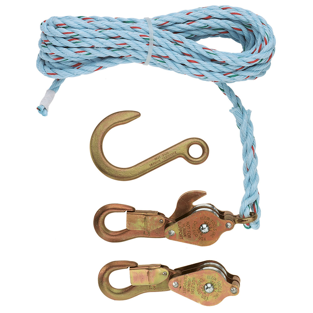 Klein Block and Tackle Spliced to CAT. No. 268 Block # 1802-30SR