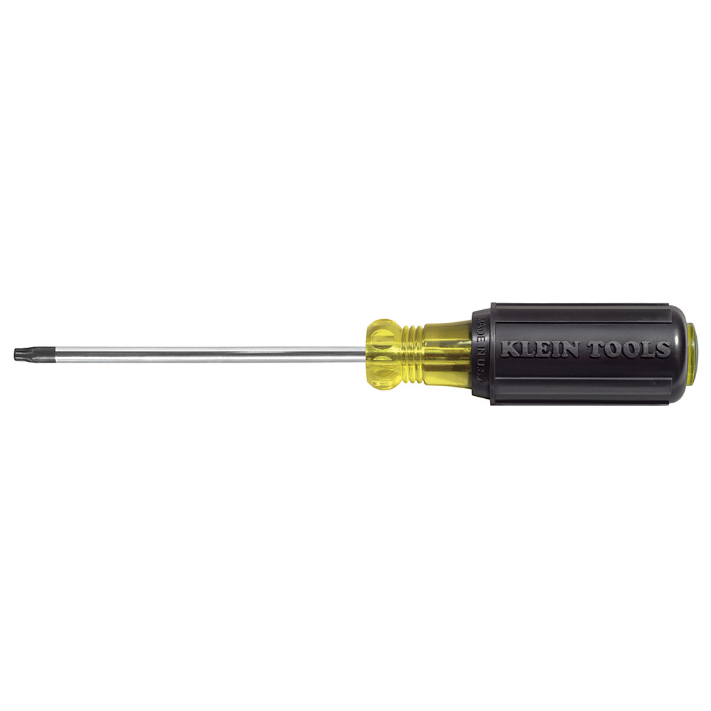 Klein T20 Torx Screwdriver, Round Shank, Cushion-Grip # 19543