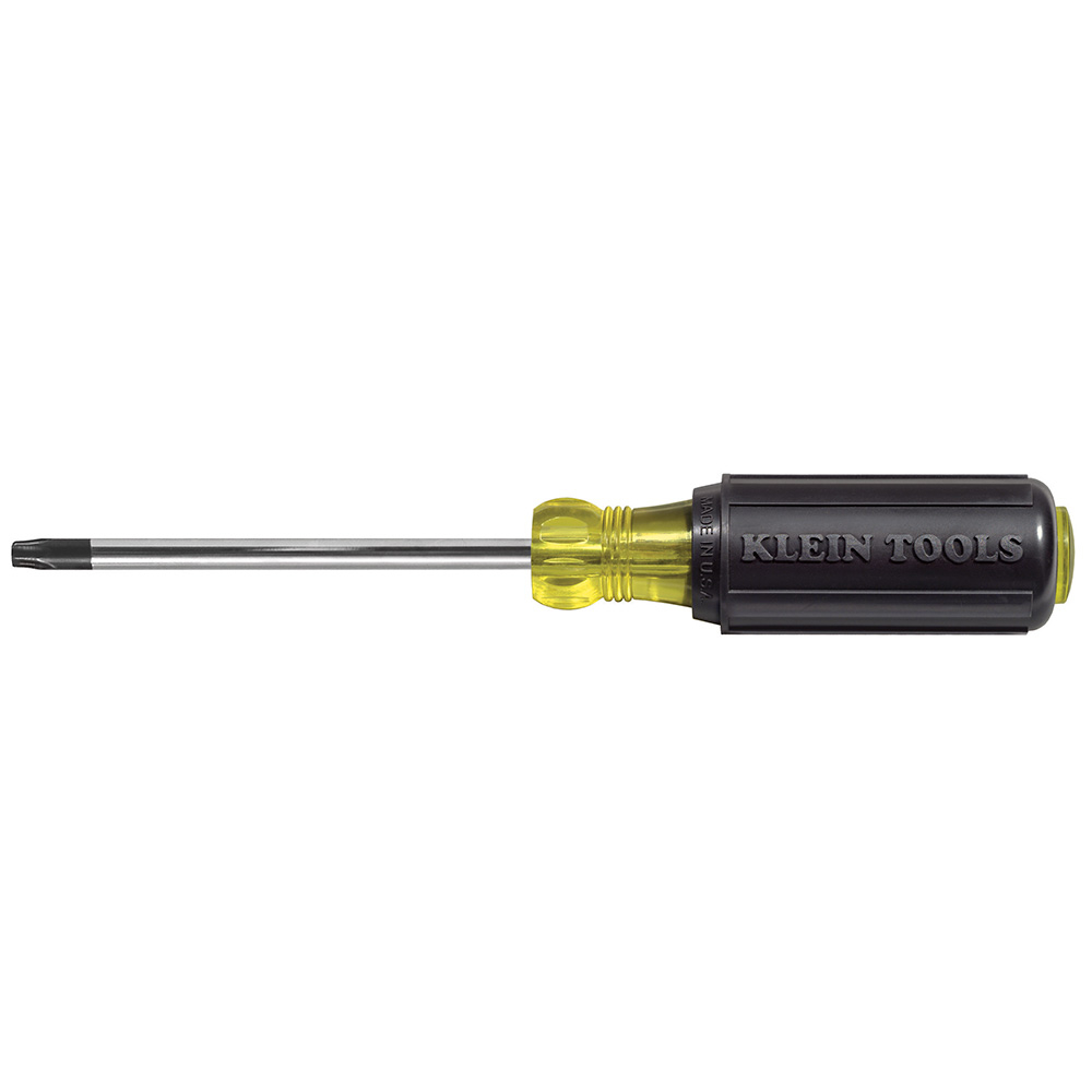 Klein T30 Torx Screwdriver, Round Shank, Cushion-Grip # 19546