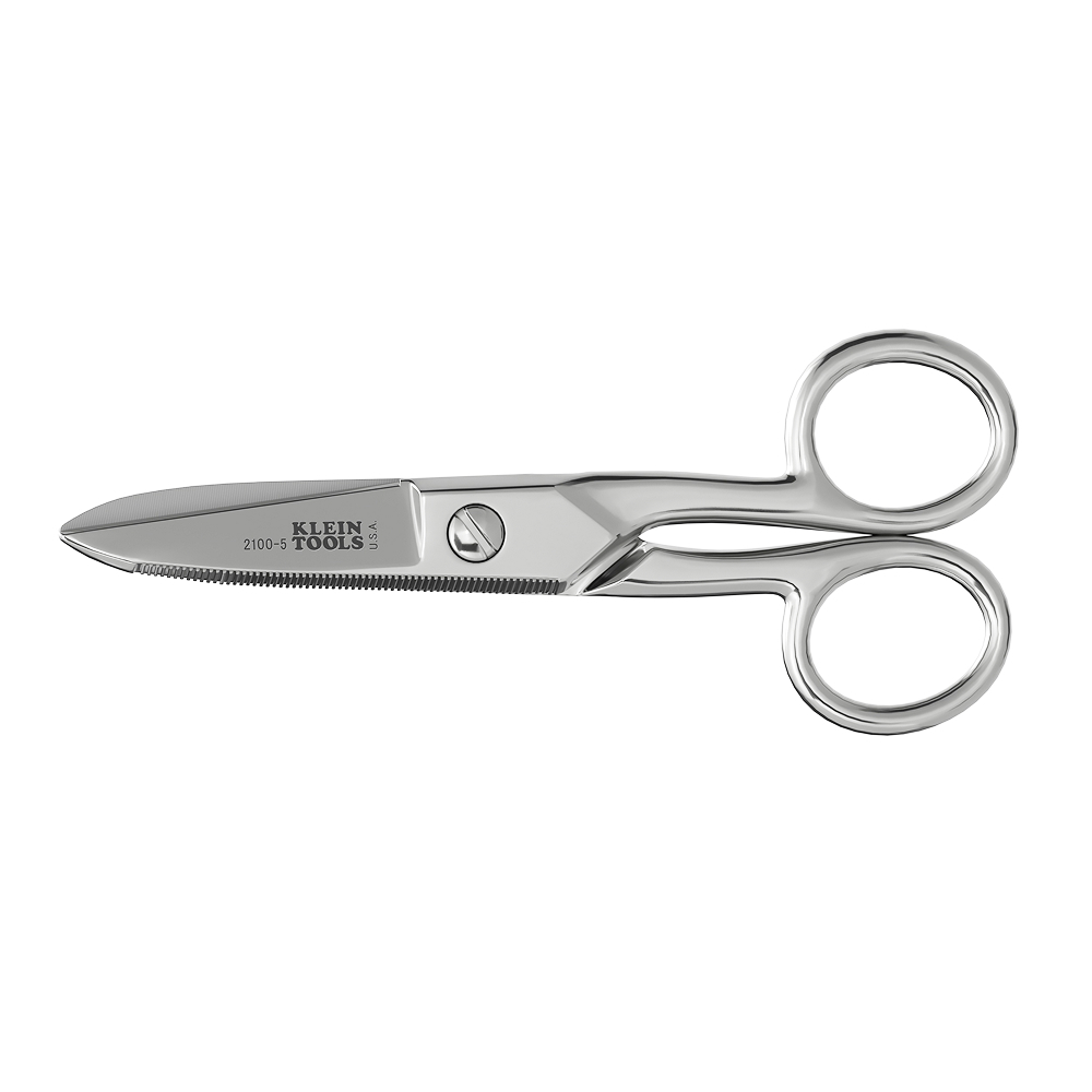 Klein Electrician's Scissors, 5-1/4-Inch # 2100-5