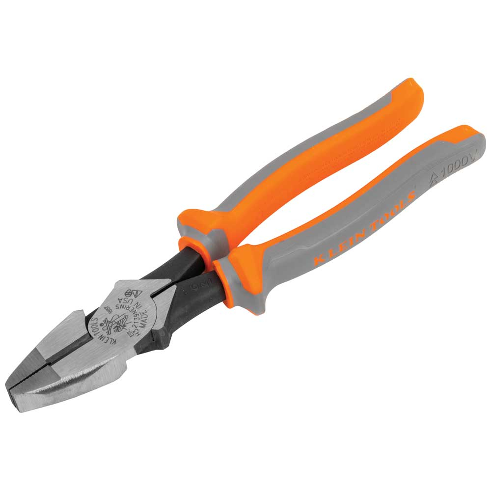 Klein Insulated Pliers, Side Cutters, 9-Inch # 2139NERINS