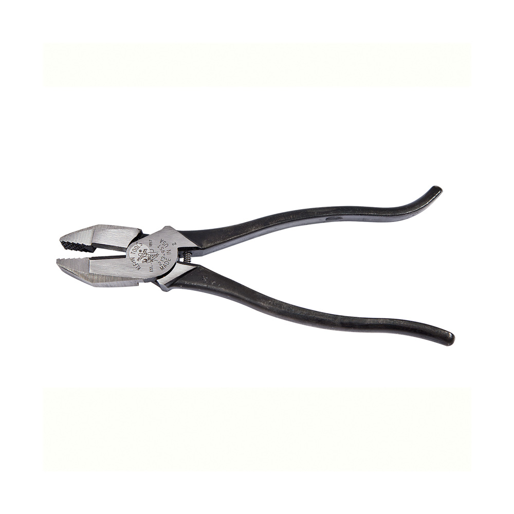Klein Ironworker's Pliers, Aggressive Knurl, 9-Inch # 213-9ST
