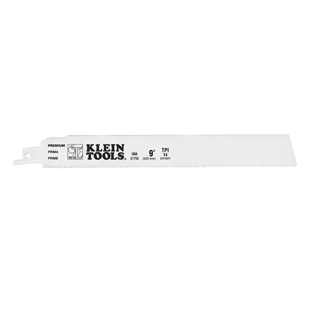 Klein Reciprocating Saw Blades, 14 Tpi, 9-Inch, 5-Pack # 31755