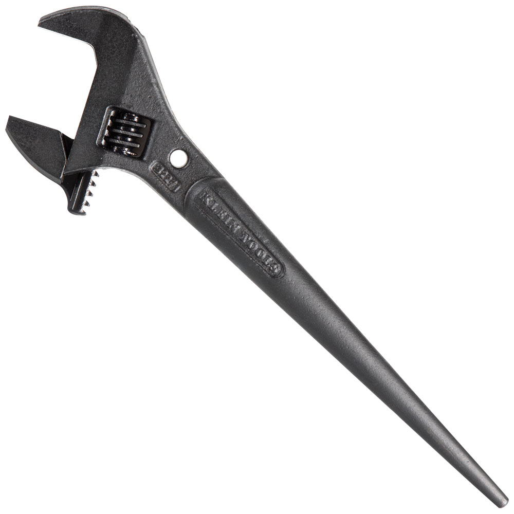 Klein Adjustable Spud Wrench, 10-Inch, 1-7/16-Inch, Tether Hole # 3227