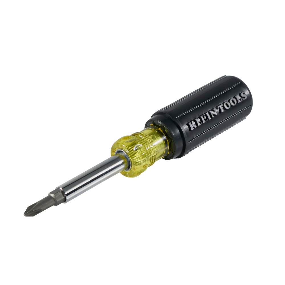 Klein Multi-Bit Screwdriver / Nut Driver, 5-in-1, Phillips, Slotted Bits # 32476