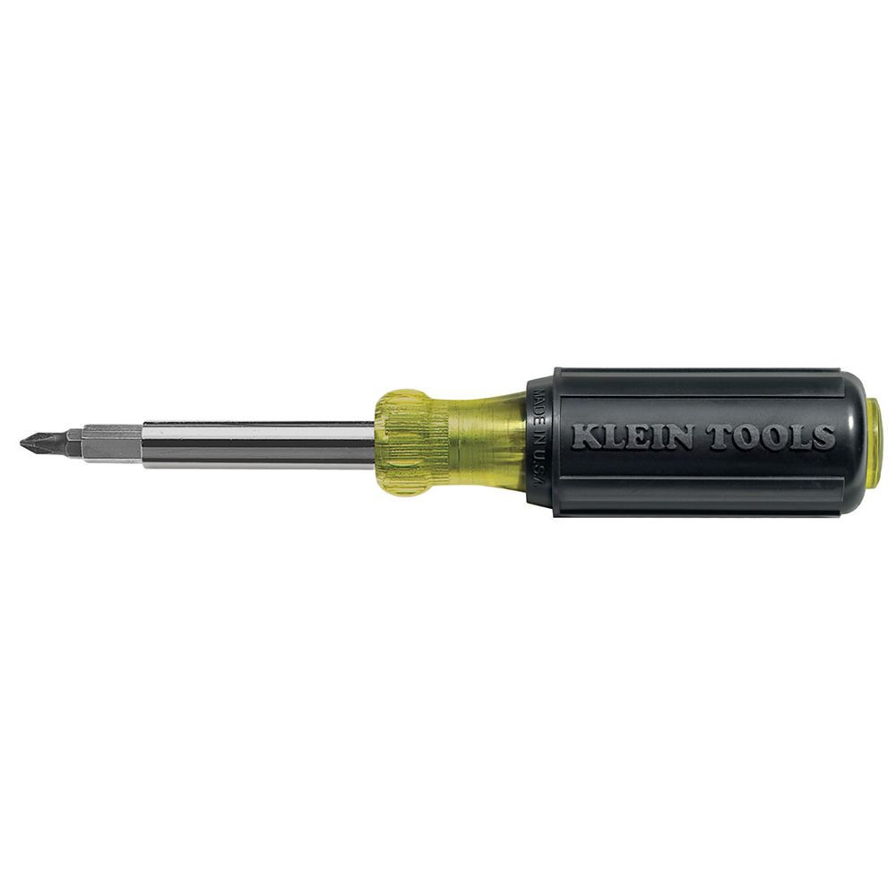 Klein Multi-Bit Screwdriver / Nut Driver, 10-in-1, Phillips, Slotted Bits # 32477