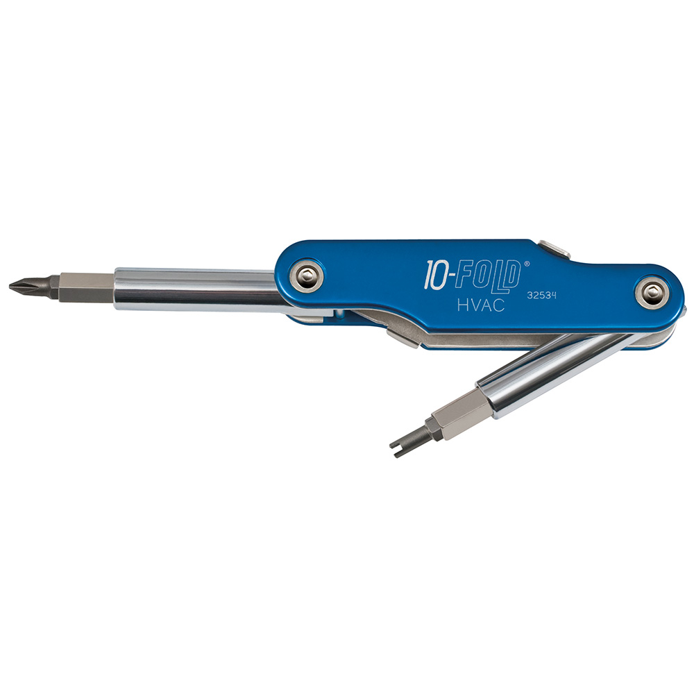 Klein 10 Fold Screwdriver with Schrader Valve Core # 32534