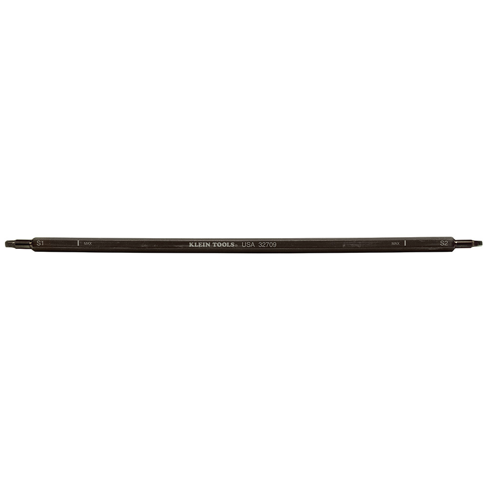 Klein Adjustable-Length Screwdriver Blade, Square #1, #2 # 32709
