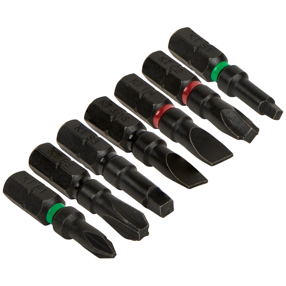 Klein Pro Impact Power Bits, Assorted 7-Pack # 32796