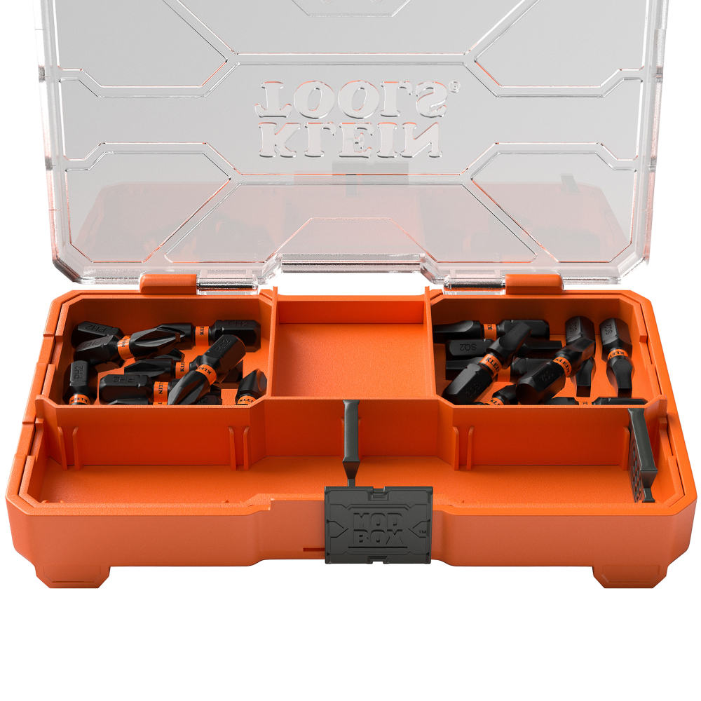 Klein Slim Proflex Impact-Rated Bit Set, Phillips #2 and Square #2, 20-Piece # 33002S