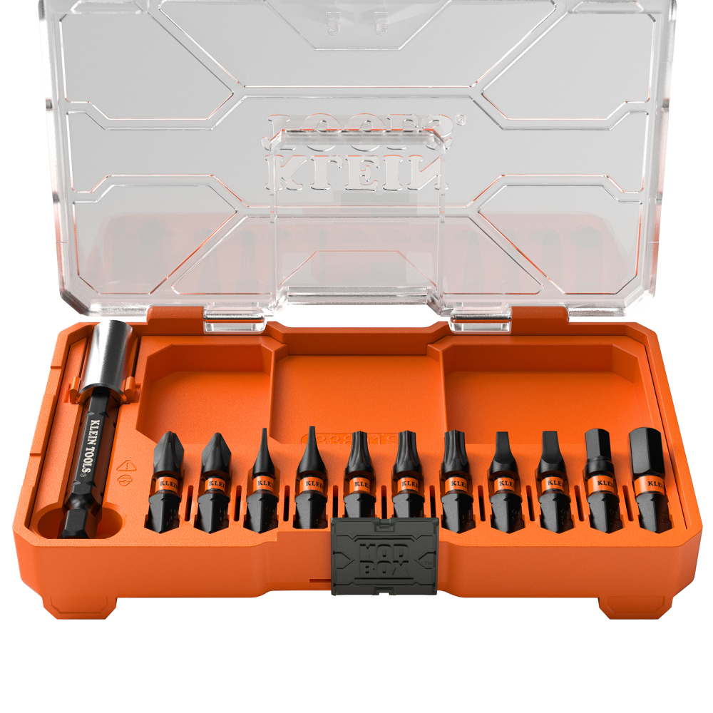 Klein Slim Proflex Impact-Rated Bit Set, 12-Piece # 33801S