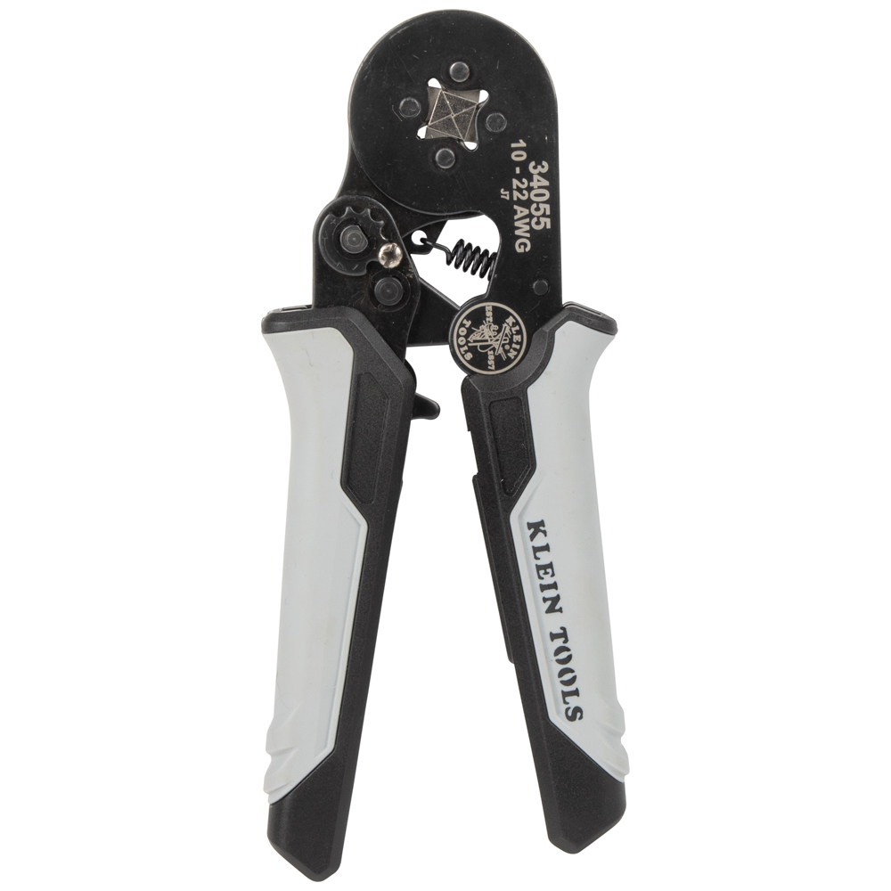 Klein Ratcheting Ferrule Square Crimper, 10 to 22 AWG Wire # 34055