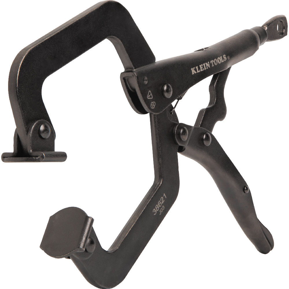 Klein C-Clamp Locking Pliers with Swivel Jaws, 9-Inch # 38621