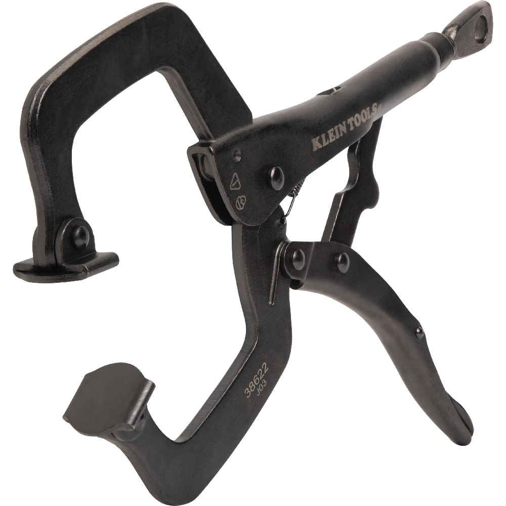 Klein C-Clamp Locking Pliers with Swivel Jaws, 11-Inch # 38622