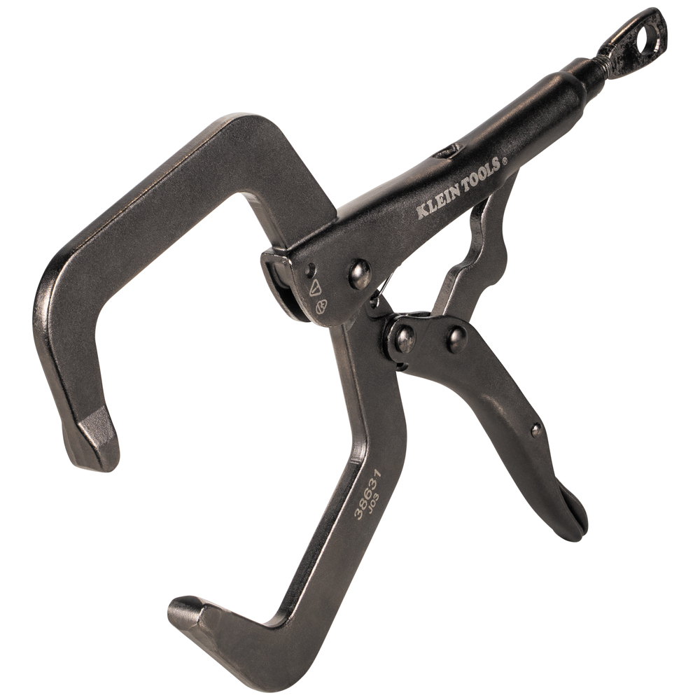 Klein C-Clamp Locking Pliers with Standard Jaws, 9-Inch # 38631