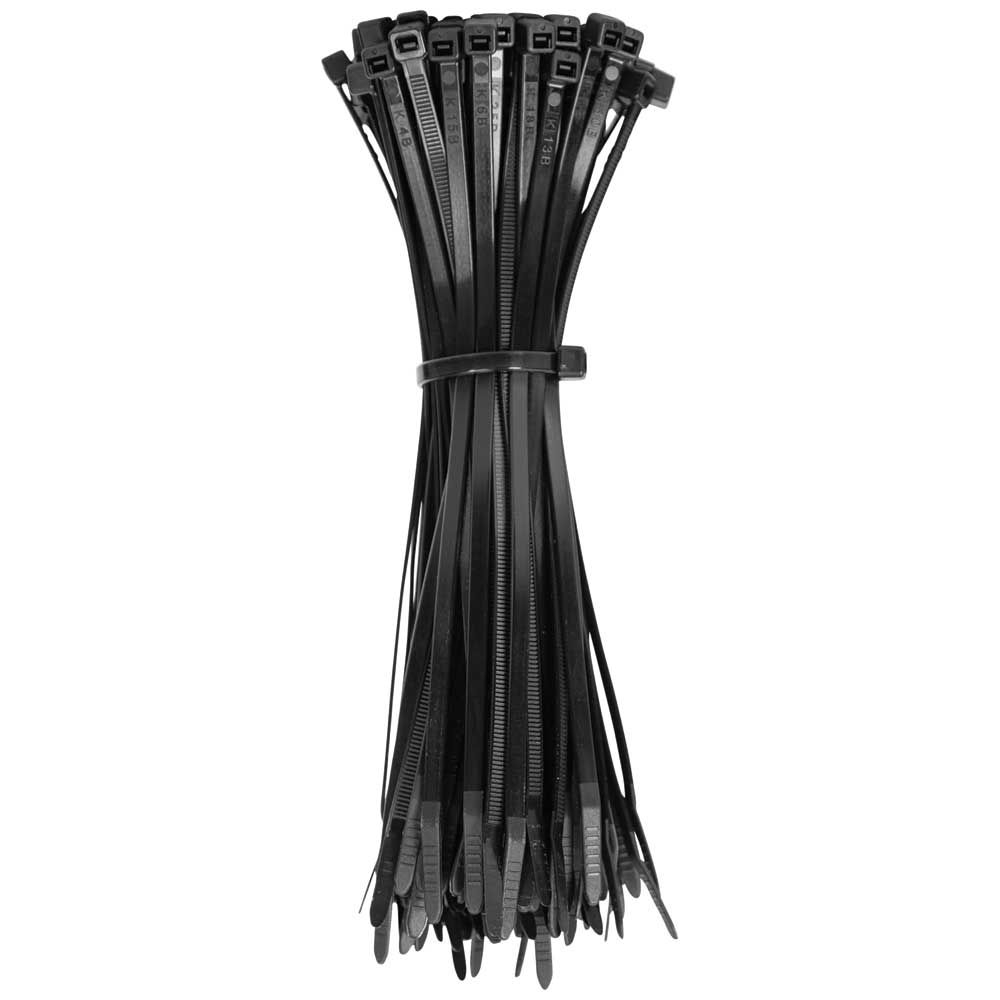 Klein Cable Ties, Zip Ties, 50-Pound Tensile Strength, 7.75-Inch, Black # 450-200