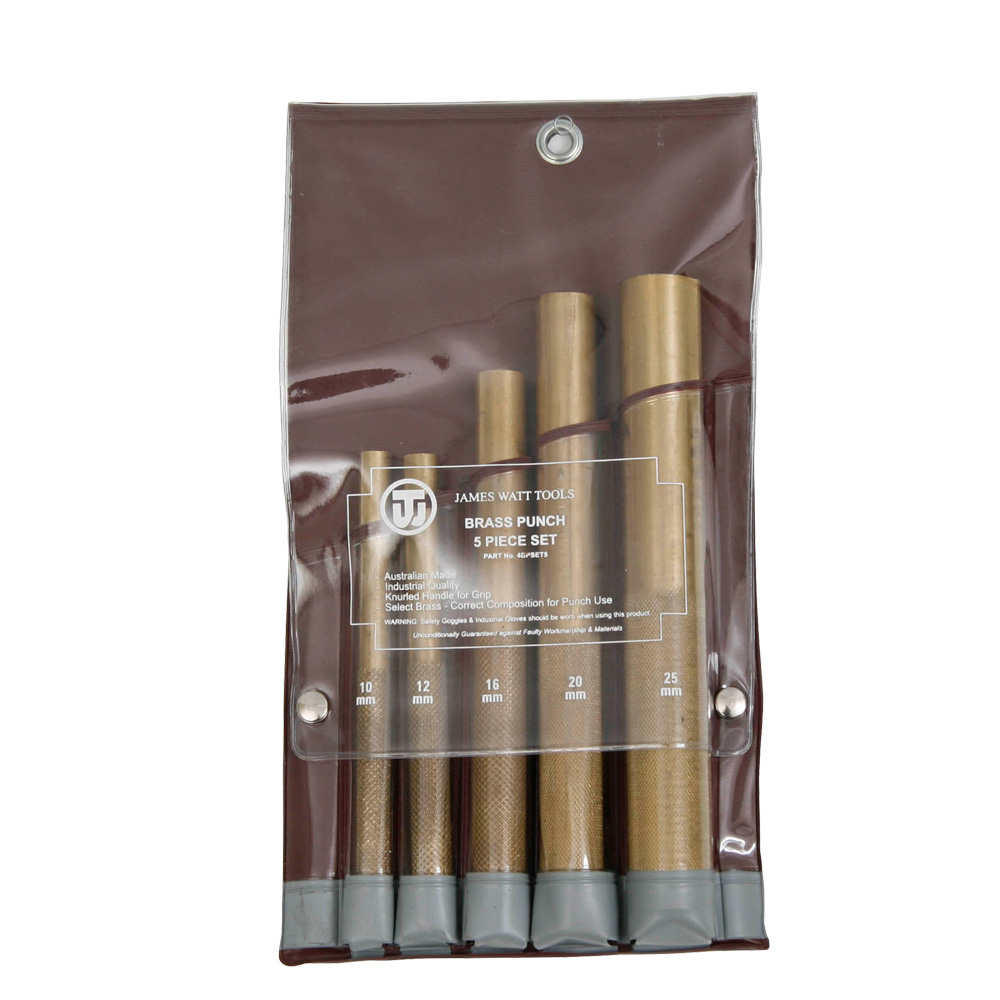Klein Brass Punches 5 Piece Set # 4BPSET5
