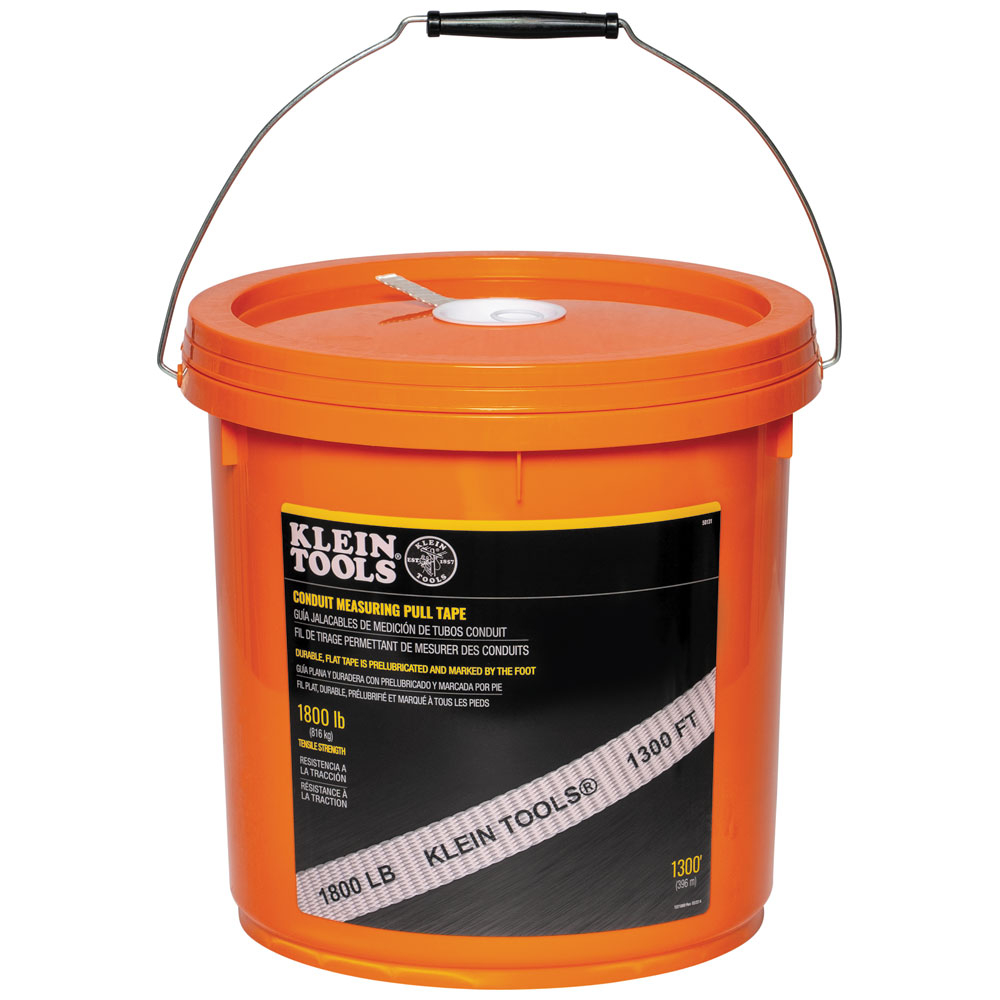 Klein Conduit Measuring Pull Tape, 1800-Pound x 1300-Foot # 50131