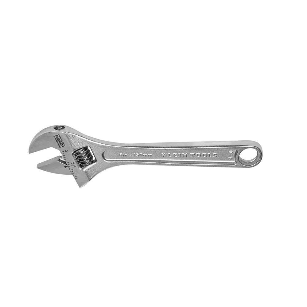 Klein Adjustable Wrench, Extra-Capacity, 6-Inch # 507-6