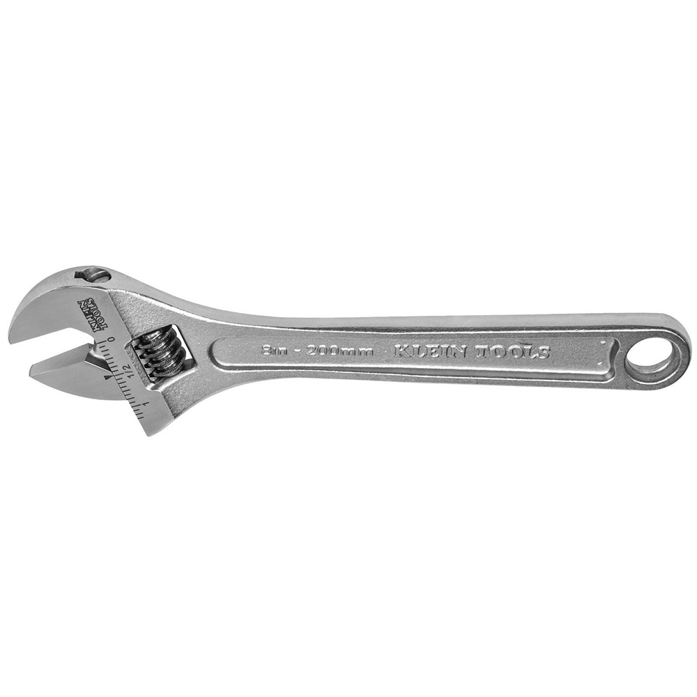 Klein Adjustable Wrench, Extra-Capacity, 8-Inch # 507-8