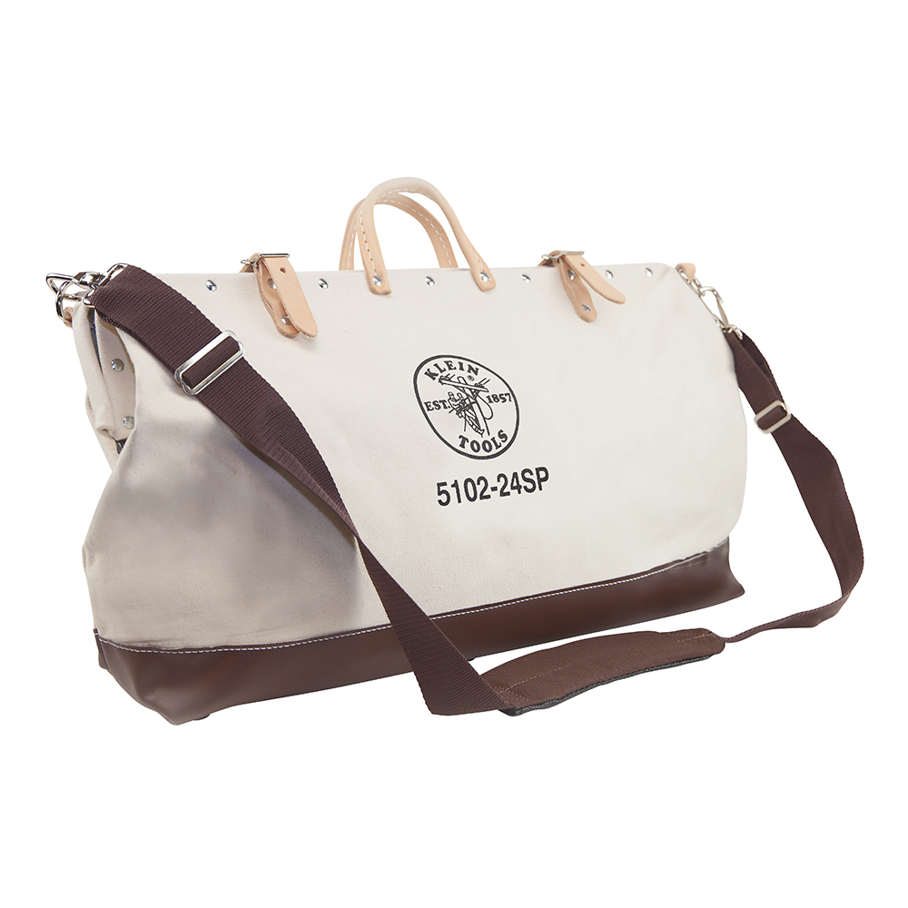 Klein Deluxe Tool Bag, Canvas, 17 Pockets, 24-Inch # 5102-24SP