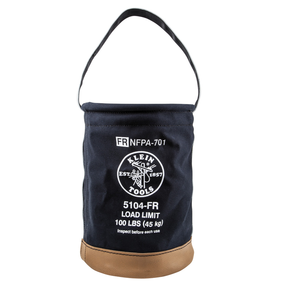 Klein Canvas Bucket, Flame-Resistant, 12-Inch # 5104FR