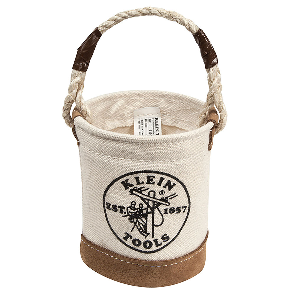 Klein Mini Tool Bucket, Leather-Bottom # 5104MINI