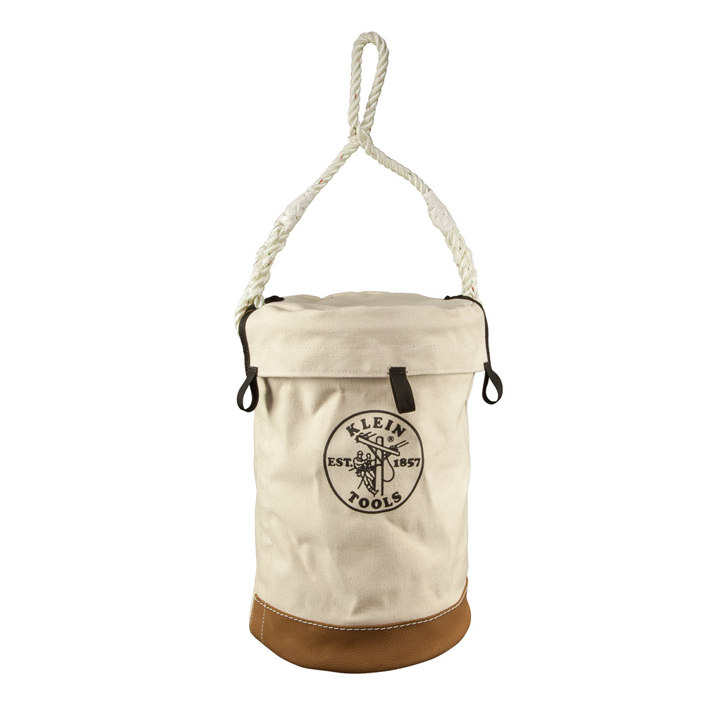Klein Leather Bottom Bucket with Top # 5104VT