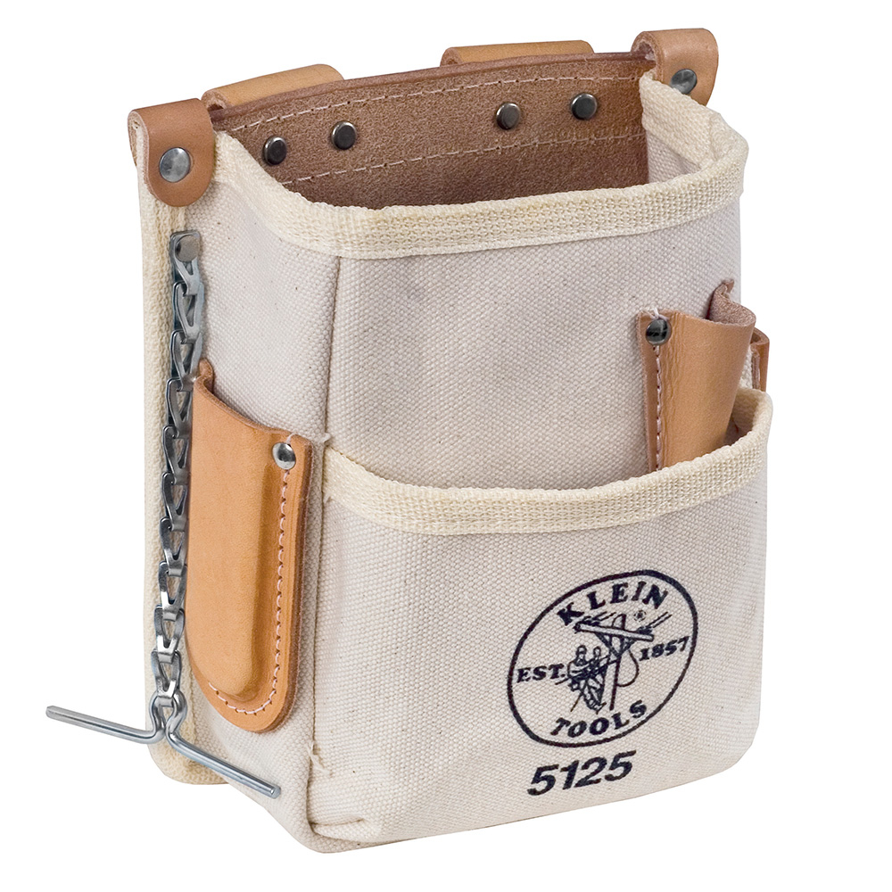 Klein Tool Pouch, 5-Pocket, Canvas # 5125
