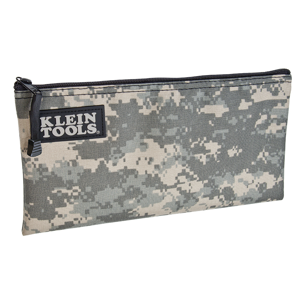 Klein Zipper Bag, Camouflage Cordura Nylon Tool Pouch, 12-1/2-Inch # 5139C