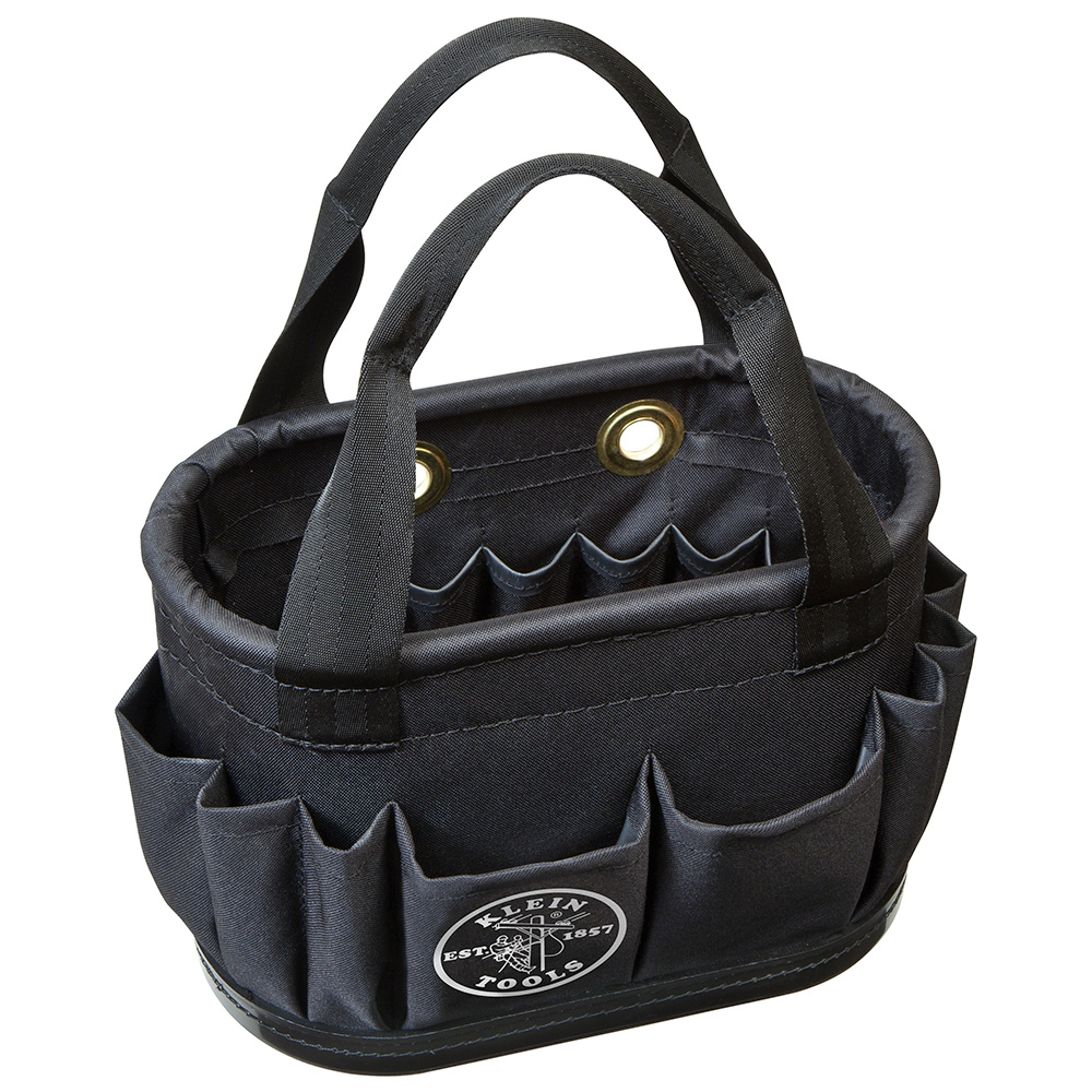 Klein Hard-Body Bucket, 29-Pocket Aerial Bucket, Black # 5144BHB14OS