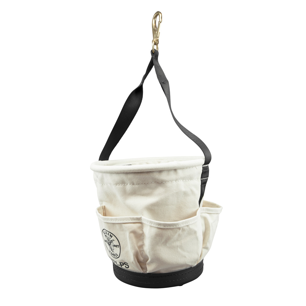 Klein Heavy-Duty Tapered Wall Bucket 4 Pockets # 5171PS