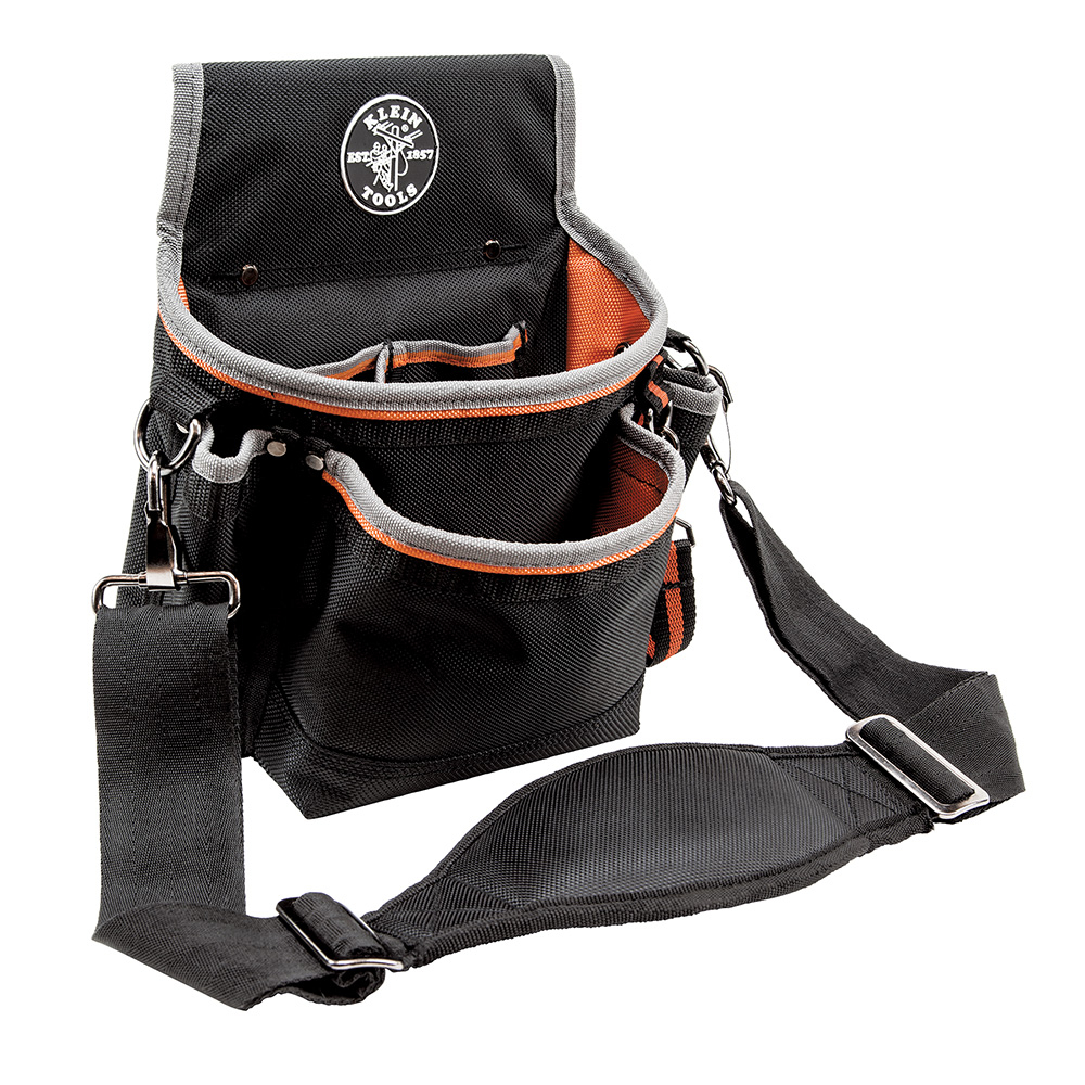 Klein Tradesman Pro Tool Pouch, 15 Pockets, 11.5 x 4.5 x 10-Inch # 5243