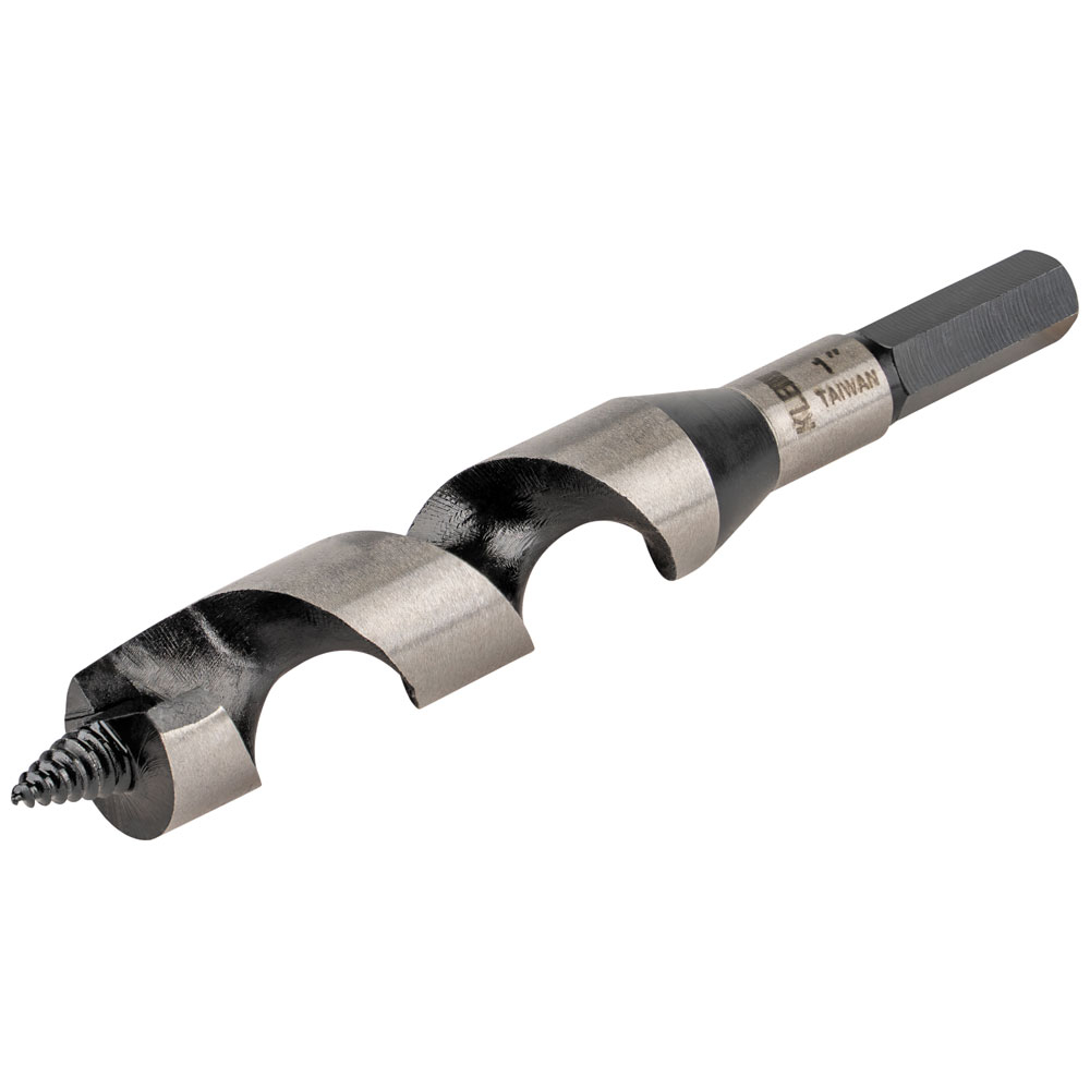 Klein Steel Ship Auger Bit, Screw Point, 1 x 4-Inch # 53406