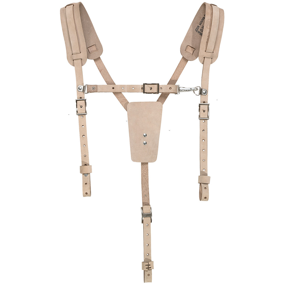 Klein Soft Leather Work Belt Suspenders # 5413