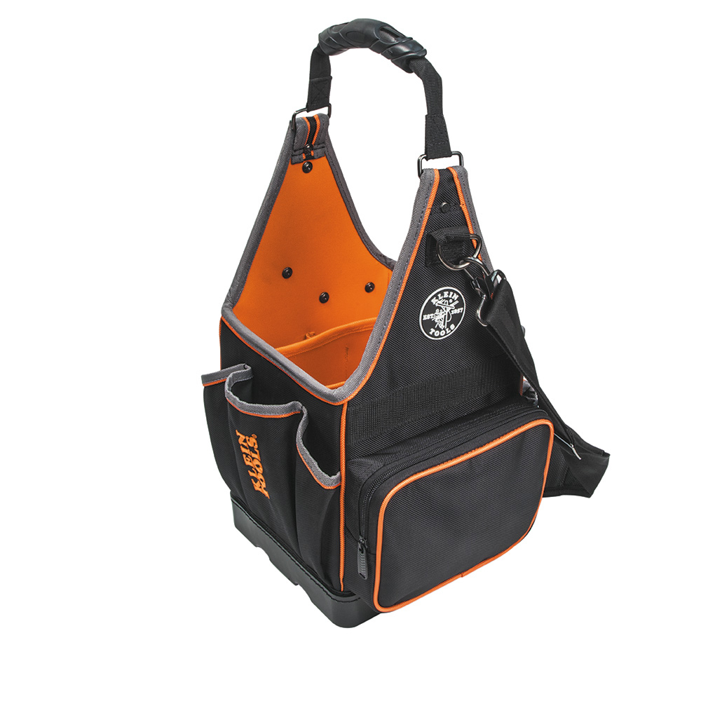 Klein Tool Bag, Tradesman Pro Tool Tote, 20 Pockets, 8-Inch # 554158-14