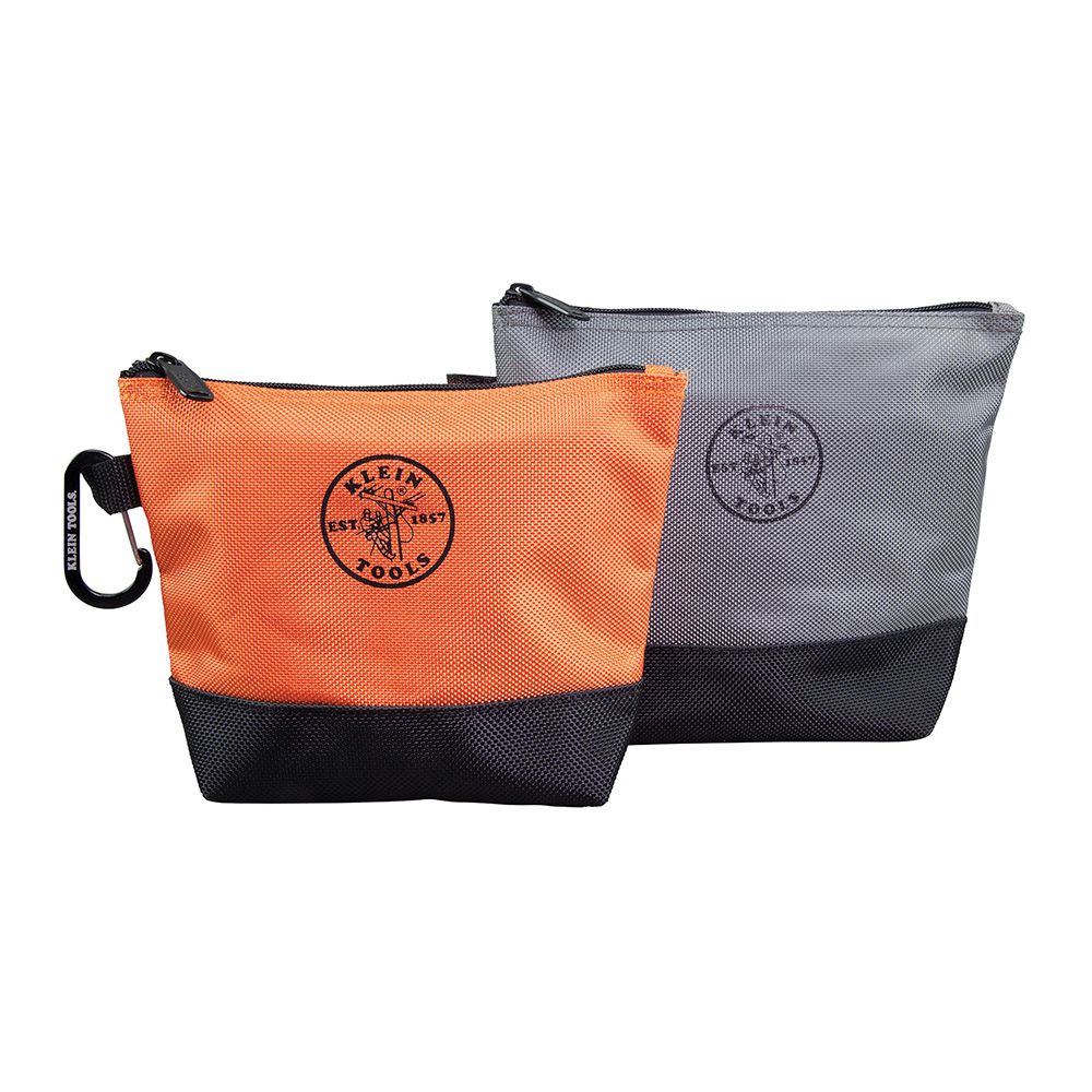 Klein Zipper Bag, Stand-Up Tool Pouch, 2-Pack # 55470