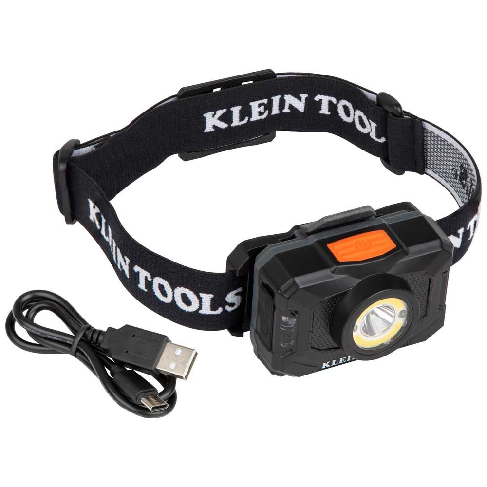 Klein Rechargeable 2-Color LED Headlamp with Adjustable Strap # 56414