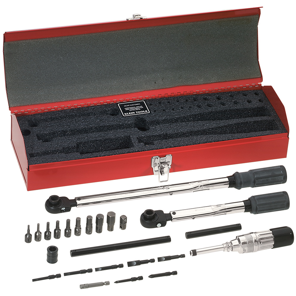 Klein Master Electrician's Torque Wrench Set, 25-Piece # 57060