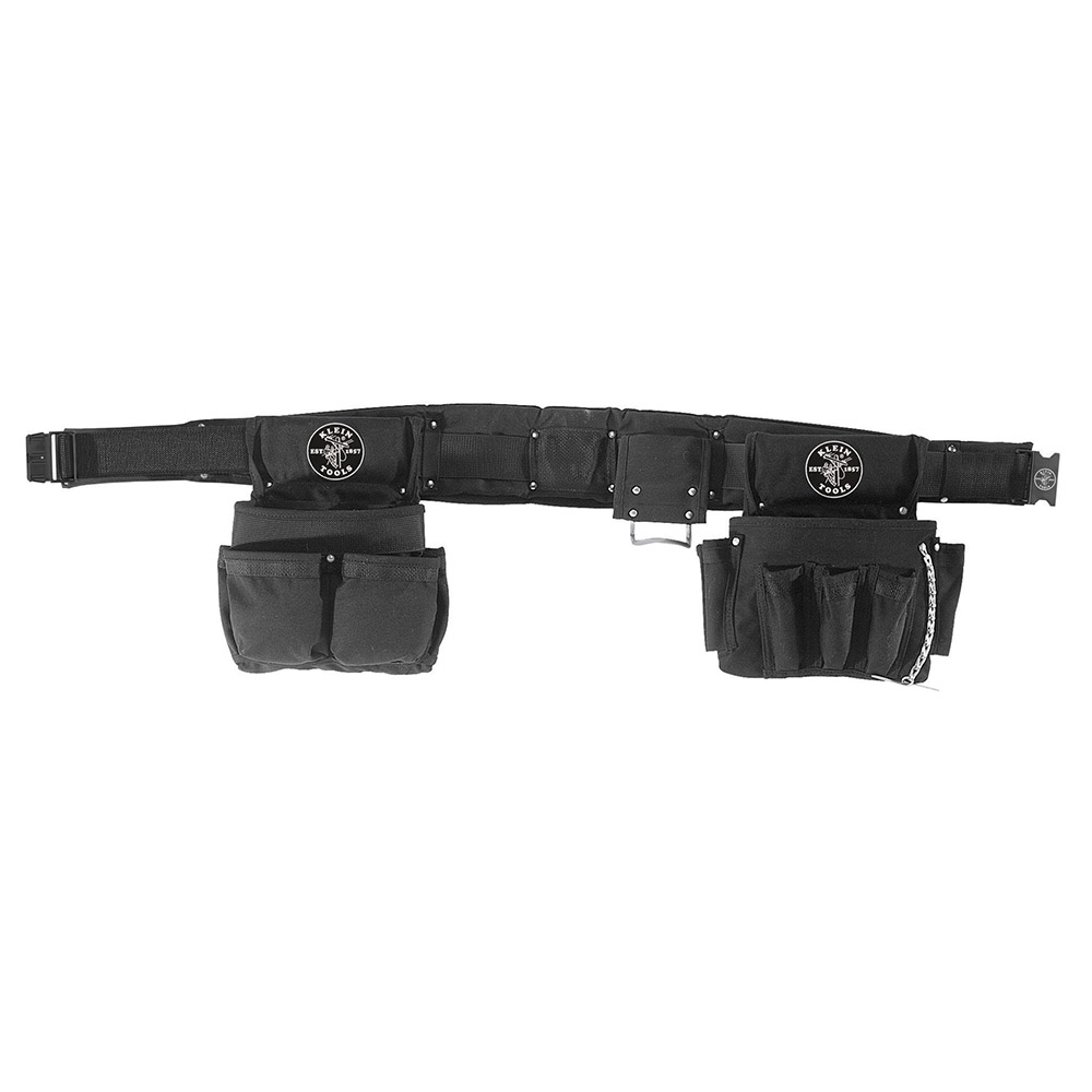 Klein Electrician's Padded Tool Belt/Pouch Combo, 27-Pocket, 4-Piece, M # 5710M