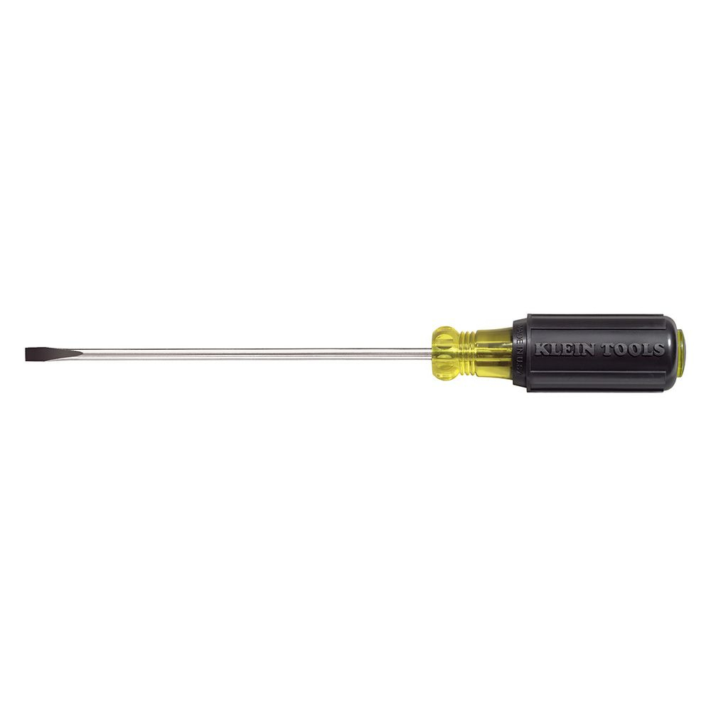 Klein 3/16-Inch Cabinet Screwdriver, 6-Inch Round Shank # 601-6