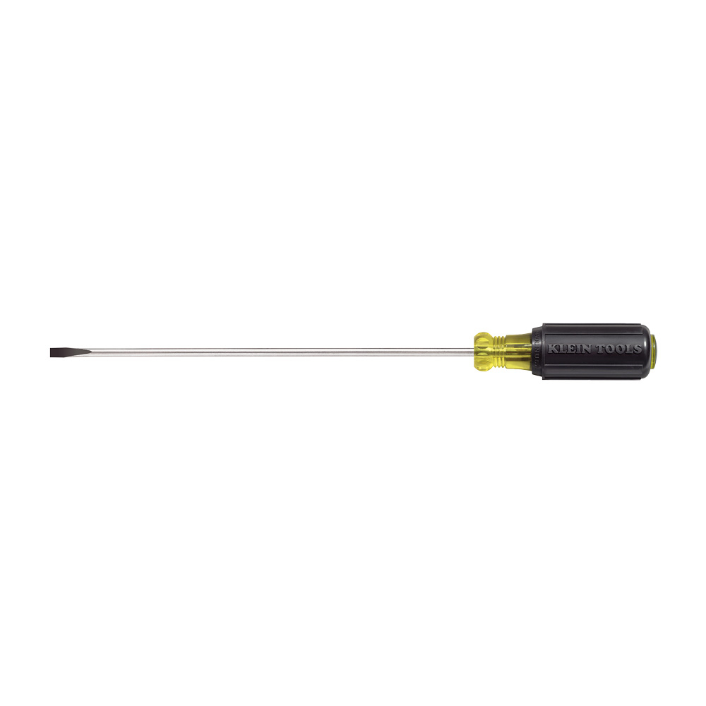 Klein 3/16-Inch Cabinet Screwdriver, 8-Inch Round Shank # 601-8