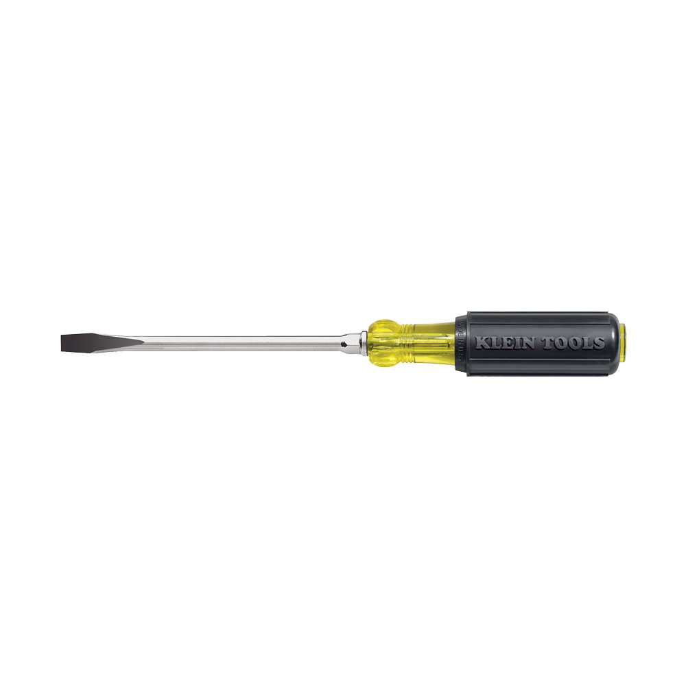 Klein 1/4-Inch Keystone Screwdriver, 4-Inch Round Shank # 602-4