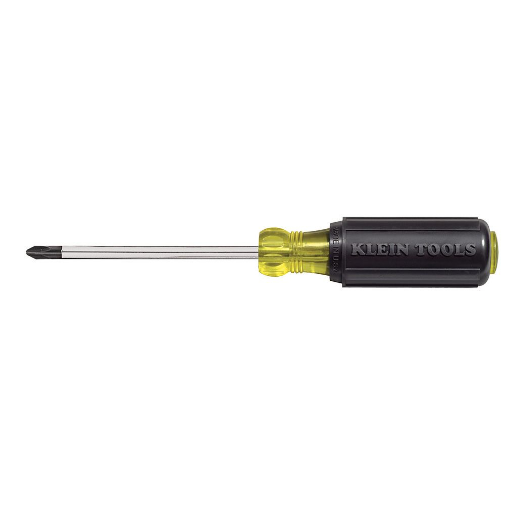 Klein #2 Phillips Screwdriver, 4-Inch Round Shank # 603-4