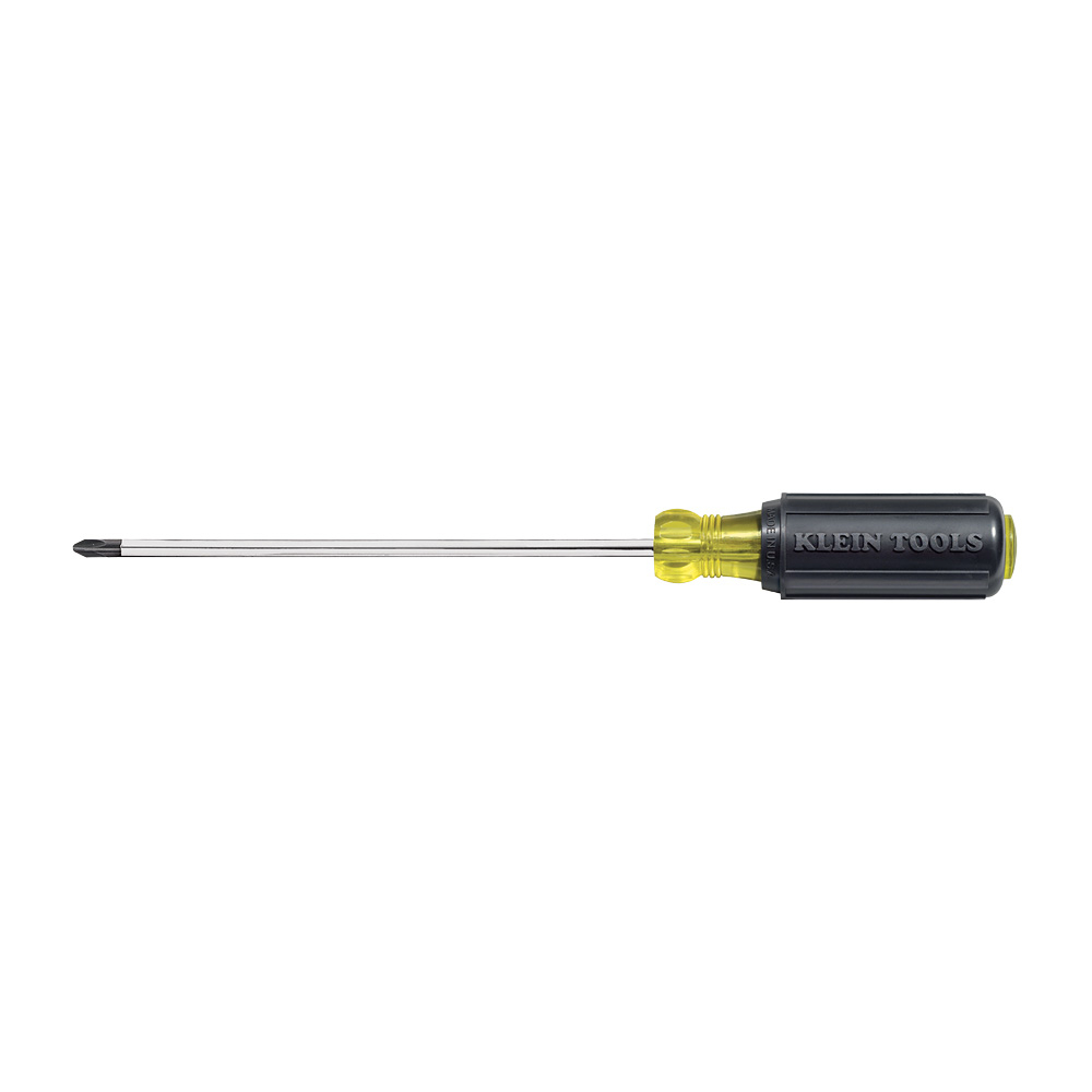 Klein #3 Phillips Screwdriver, 6-Inch Round Shank # 603-6