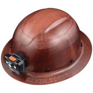 Klein Hard Hat, Konstruct Series, Full-Brim, Class G, Rechargeable Headlamp