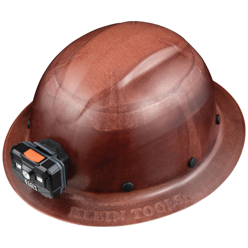 Klein Hard Hat, Konstruct Series, Full-Brim, Class G, Rechargeable Headlamp # 60447
